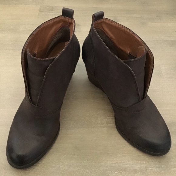 Lucky Brand Wedges Brown - Picture 2 of 4